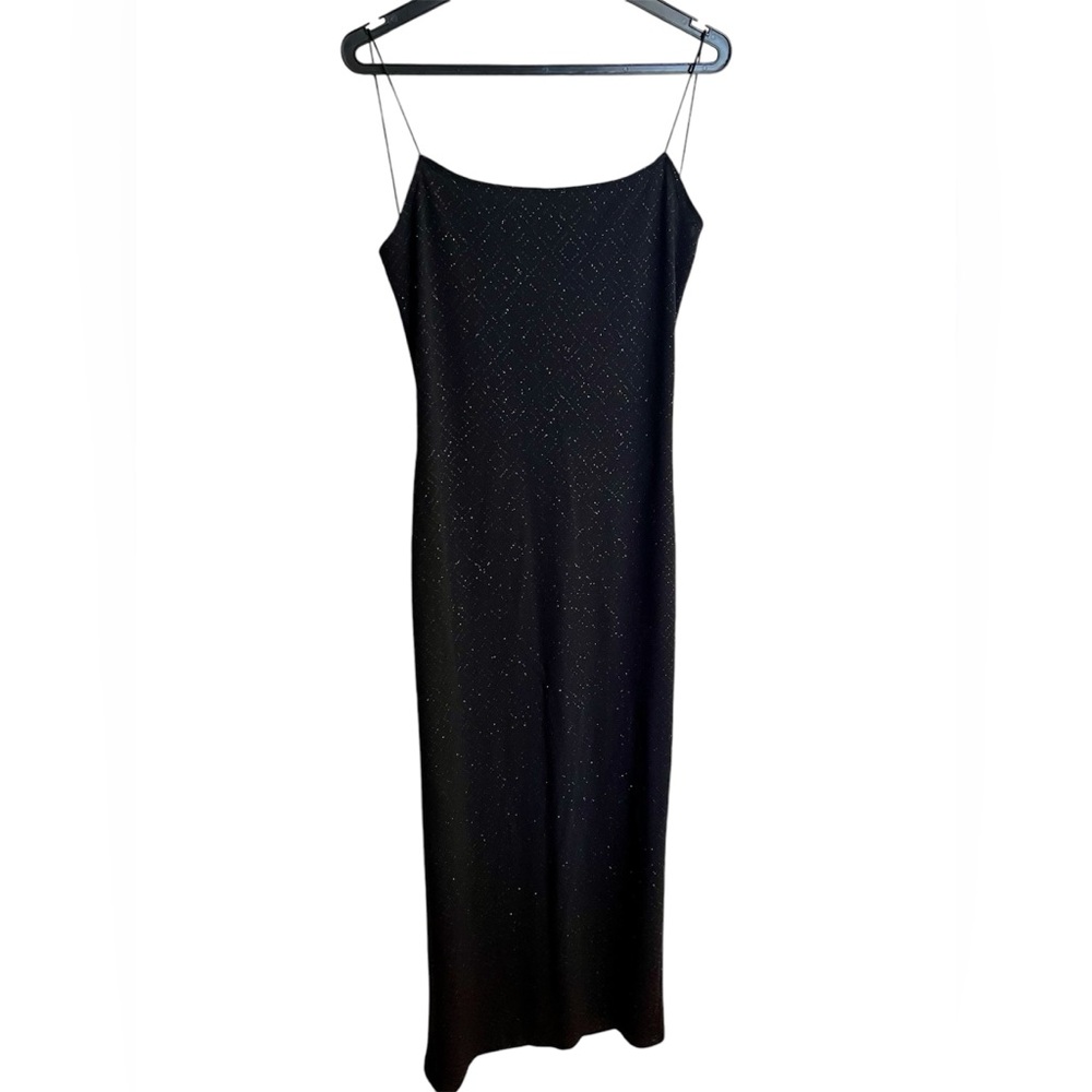 City Triangles Black Maxi Sparkle Dress Size Medium